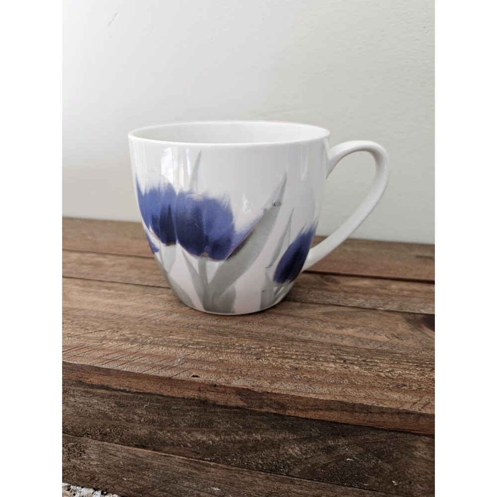 Pimpernel Portmeirion Tea Cup/Coffee Mug Blue Tulips